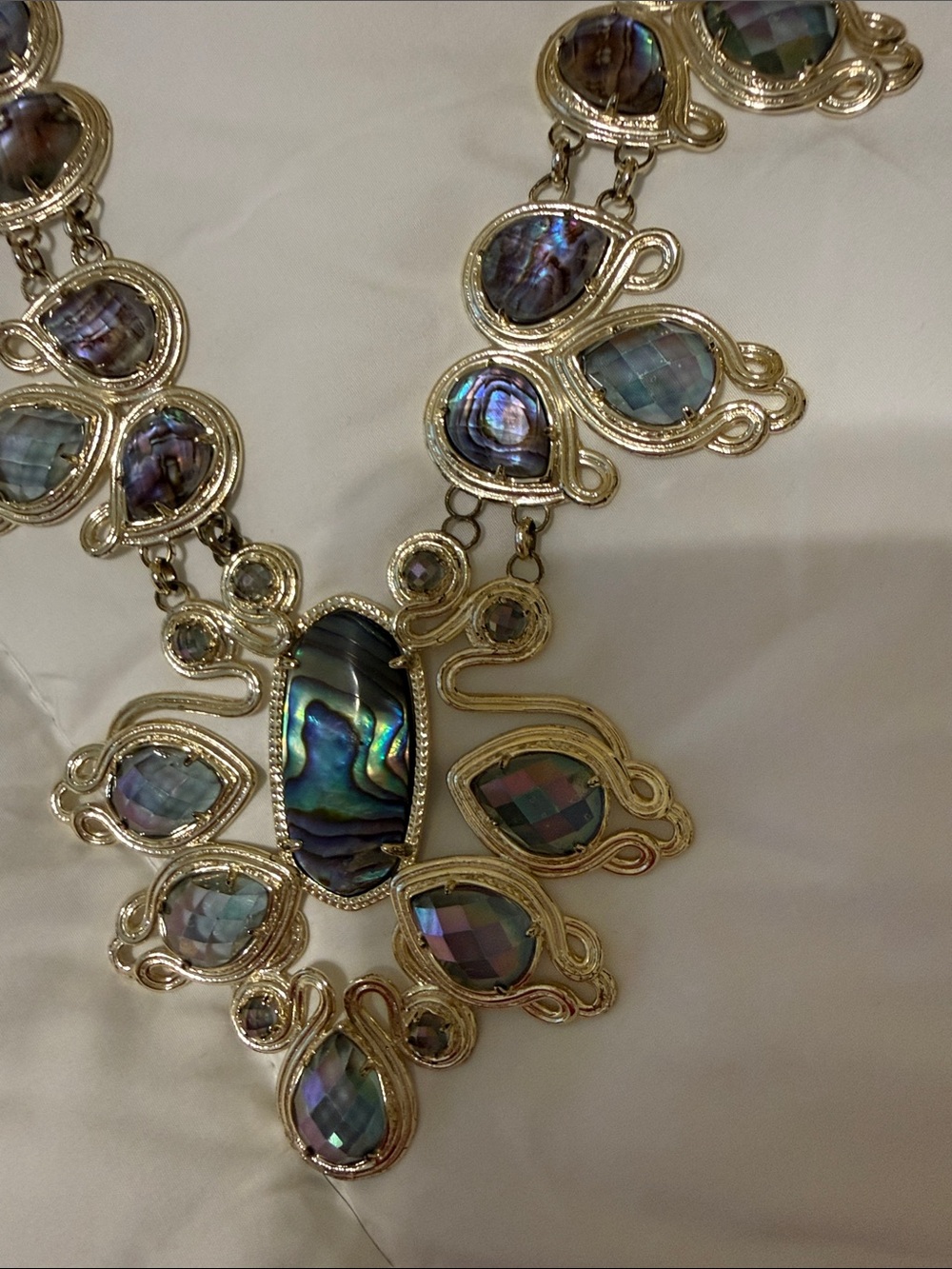 EXQUISITE VINTAGE

Kendra Scott Iridescent Abalone Multi-Color  Necklace